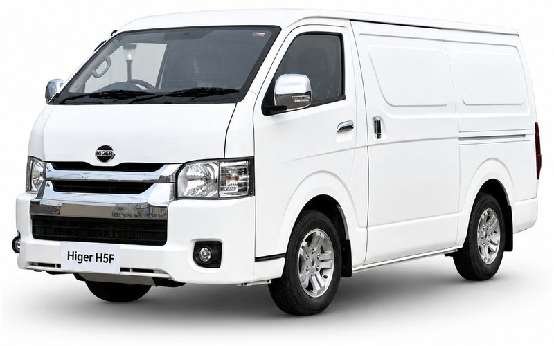Higer EV H5F — electric commercial van available in Singapore